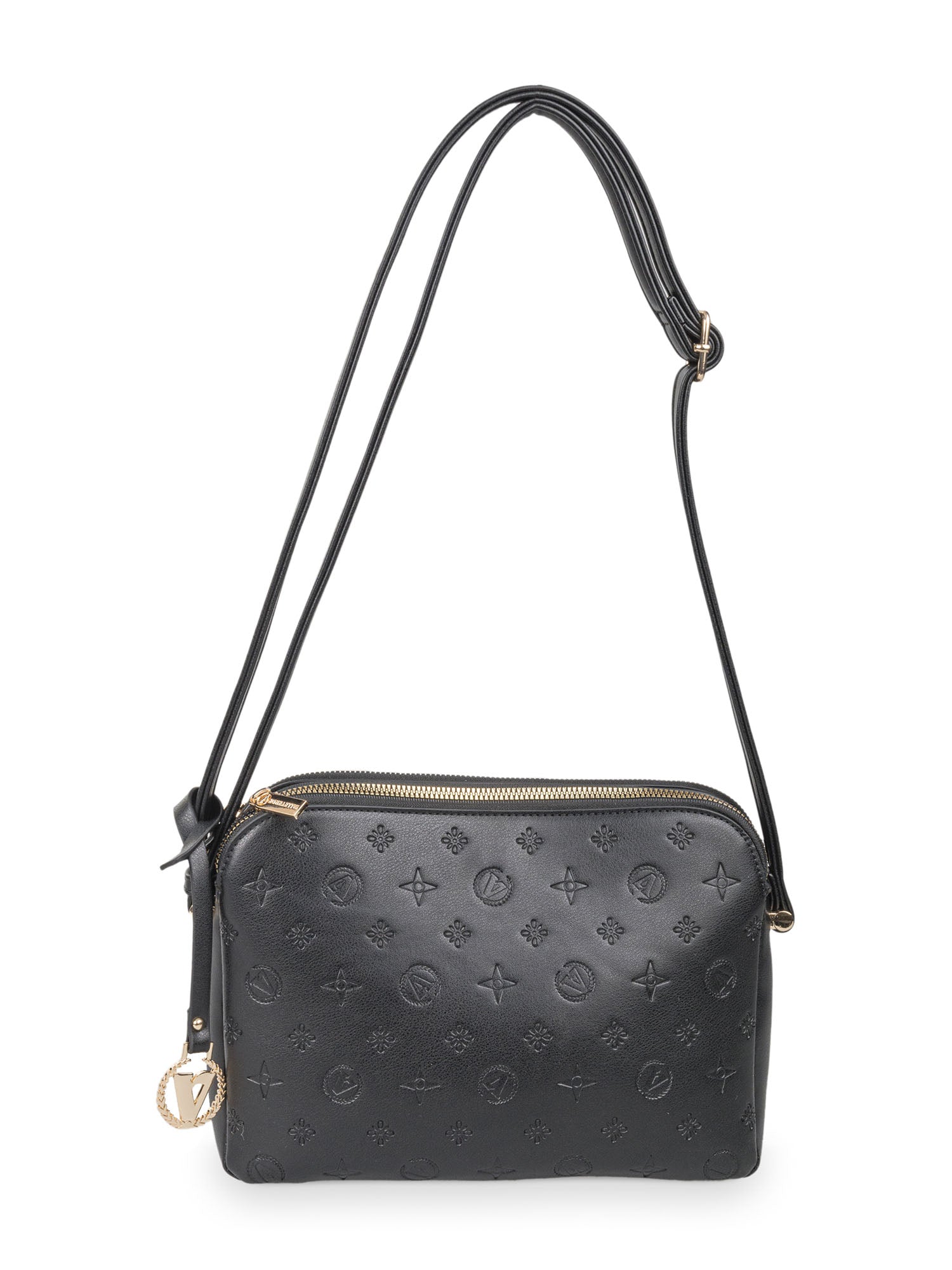 Borsa camera donna Valleverde nera in pelle elegante